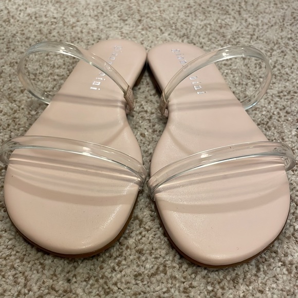 Gianni Bini clear strap flats, never worn - Picture 2 of 3